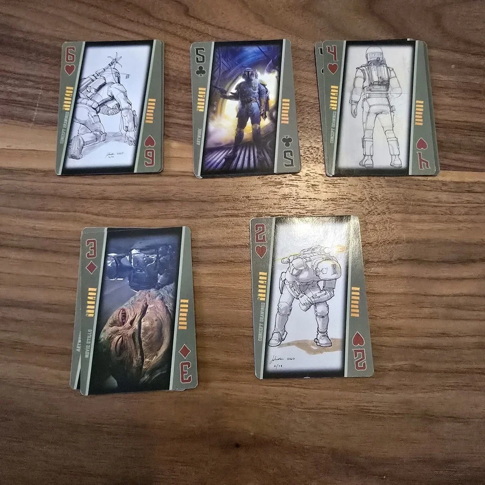 Star Wars Playing‎ Cards Boba Fett Deck Collectible Tin Disney